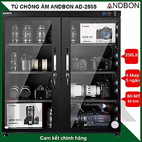 Tủ chống ẩm 250 lít Andbon AD-250S, Hàng chính hãng