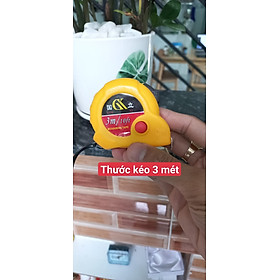 Mua Thước kéo 3 mét đo đạc nền vàng