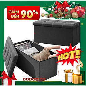 Hình ảnh DODODIOS ghế ngồi sofa kiêm hộp đựng đồ đa năng, ghế đôn Hàng chính hãng