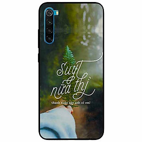 Ốp lưng in cho Xiaomi Redmi Note 8 Mẫu Suýt Nữa Thì