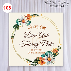 Mua Bảng Backdrop trang trí đám cưới MS 108