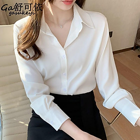 Hàng Sẵn) Áo Sơ Mi Nữ Trắng Công Sở Thanh Lịch Sm77 - Hàng Quảng Châu Cao  Cấp