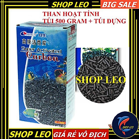 THAN HOẠT TÍNH KHỬ ĐỘC (TÚI 300g-500G) cho bể cá- KHỬ MÙI HÔI TANH BỂ CÁ