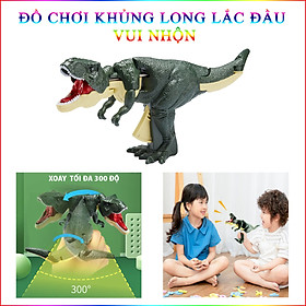 Mua Đồ Chơi Khủng Long Lắc Đầu Trái Phải Có Âm Thanh Vui Nhộn Xoay 300 Độ 26cm
