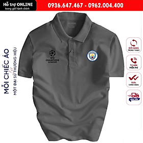 Áo Polo Manchester City Basic Cá Sấu Cao Cấp Co Dãn, Thoáng Mát Form Rộng Dành Cho Nam Và Nữ