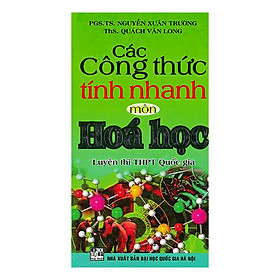 Các Công Thức Tính Nhanh Môn Hóa Học