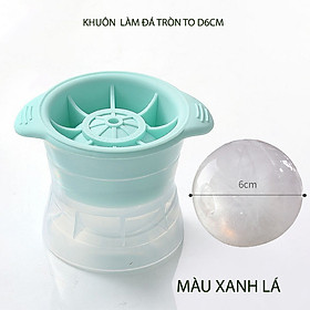 Mua Khuôn làm đá tròn to D6cm  vật liệu nhựa TPR-PP chịu nhiệt