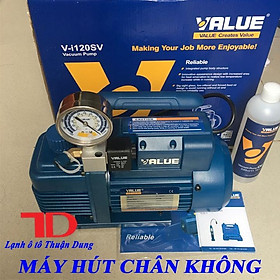 MÁY HÚT CHÂN KHÔNG VALUE 2.0 CFM V I120SV MẪU MỚI KÈM ĐỒNG HỒ HIỂN THỊ BÁO ÁP