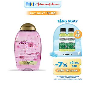 Dầu Gội OGX Chiết Xuất Hoa Anh Đào/ Bạch Đàn Bạc Hà - Dung Tích 385ml