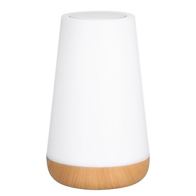 Touching Control Bedside Table Lamp with Remote Control USB Rechargeable 3 Level Dimmable Warm White & RGB Color