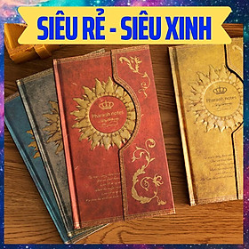 Hình ảnh Sổ Tay Ghi Chú Phong Cách Vintage - Nhật kí Bìa Cứng Cao Cấp Pharaoh notes - Món Quà Lưu Niệm Dễ Thương