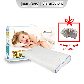 Gối nằm cho bé Jean Perry Memory Foam - Kids 26x46x8/6cm
