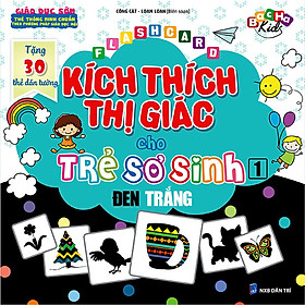 Flash Card Kích Thích Thị Giác Cho Trẻ Sơ Sinh 1 Đen Trắng