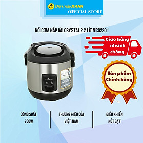 Mua Nồi cơm nắp gài Crystal 2.2 lít NCG2201 - Hàng Chính Hãng
