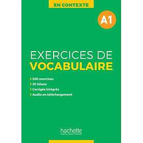 Hình ảnh Sách luyện kĩ năng tiếng Pháp - En Contexte - Exercices De Vocabulaire A1 + Audio Mp3 + Corriges 