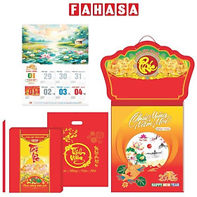 Lịch Bloc 52 Tuần - Sen Việt - Bảng Treo Metalize - 32 x 42 cm - TĐ50