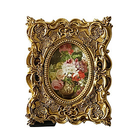 Frame Hanging Antique Ornate Photo Frame for Home Office Hallway