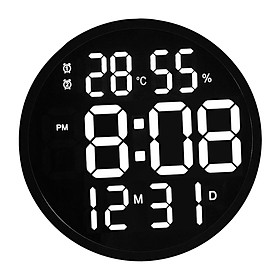 LED Wall Clock Decorative Digital Clocks Home Office Decorative Clock
