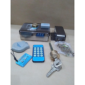 Mua Khóa cổng thông minh 2 chế độ mở (chìa cơ  remote  thẻ từ)