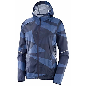 Áo Gió Thể Thao Nữ Salomon Agile Wind Hoodie W - L40120900 Size