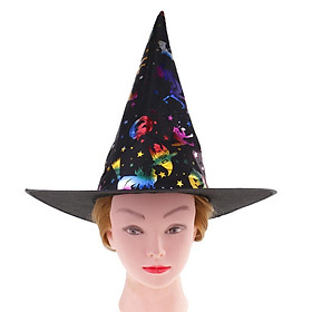 Colorful Halloween  Witch Hat for Fancy Dress Party Costumes