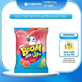 Kẹo Dẻo Boom Jelly THẠCH Orion Hương Đào túi 91G