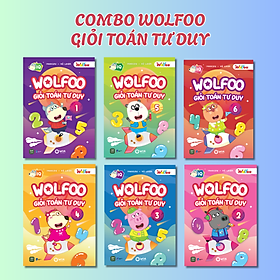 Wolfoo Giỏi Toán Tư Duy - Combo 6 Cuốn