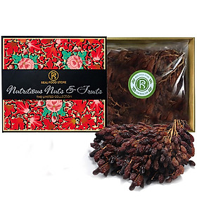 Hộp Quà Sức Khỏe: Nho Khô Nguyên Cành Crimson Úc Real Food (500g)