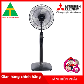 Quạt Đứng Mitsubishi LV16-RA CY-GY - Xám Đậm - Hàng chính hãng