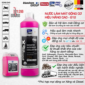 Nước Làm mát động cơ và chống đông G12 - màu Đỏ (bluechem Radiator Antifreeze Coolant Red)