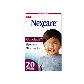 Miếng băng dán mắt 3M Nexcare 1537 (dùng cho trẻ nhỏ hơn 4 tuổi),(MUA 1 hộp TẶNG 9 miếng băng cá nhân NEON)