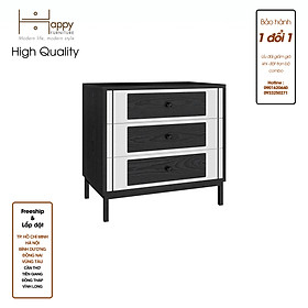 [Happy Home Furniture] TAKO, Tủ lưu trữ 3 ngăn kéo - chân sắt , 64cm x 40cm x 61cm ( DxRxC), THK_131