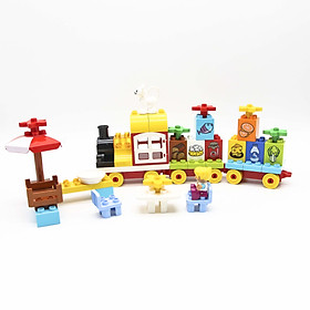 Bộ đồ chơi lắp ghép smoneo duplo xếp hình mô hình theo đa dạng chủ đề cửa hàng - robot- tàu hỏa - oto - TOYS HOUSE 55001/77001/66001 - tặng đồ chơi tắm 2 món