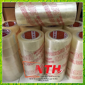 Hình ảnh 1 Cây Băng Keo Trong 200 Yard 6 Cuộn Siêu To Khổng Lồ- Dính Siêu Chắc 