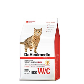 Thức ăn hạt cho mèo Dr. Healmedix Weight Control Feline 1.5kg - Quản lý cân nặng