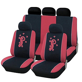 Giant Salamander Pattern Car Embroidery Car Seat Cover Fit Most Vehicles