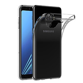 Ốp lưng cho Samsung J8 2018 dẻo trong suốt - Màu trắng trong suốt