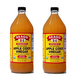 Giấm táo hữu cơ Bragg - Organic Apple Cider Vinegar