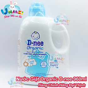 Nước Giặt Quần Áo Cho Bé D-nee - Chai 960ml (Xanh)