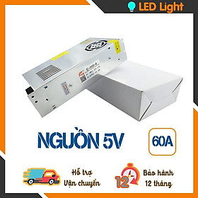 NGUỒN LED 5V 60A (Có Quạt) Loại 1