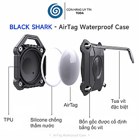 Mua Ốp Bảo Vệ Toàn Diện Chống Nước Chống Va Đập Black Shark cho AirTag - Hàng Chính Hãng