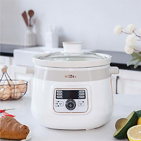 Mua Nồi Nấu Chậm Lòng Gốm HAATZ CIM361 Đa Năng  Dung Tích 3L - 1000W - Hàng Chính Hãng Bảo Hành 2 Năm
