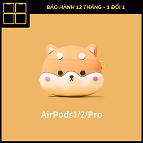 Mua Ốp dành cho airpod 2/Pro chống va đập  Case airpod pro siêu dễ thương Chó Corgi