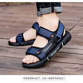 Dép sandal nam Fashion quai ngang thoáng khí êm chân phù hợp mọi lứa tuổi