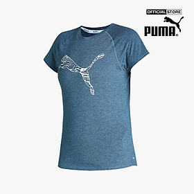 PUMA - Áo thun thể thao nữ tay ngắn Run Logo 522194
