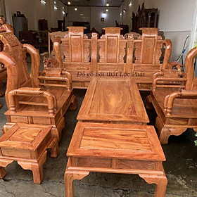 Mua Bộ Bàn Ghế Tần Thủy Hoàng 6 Món Gỗ Hương Đá  -BG026