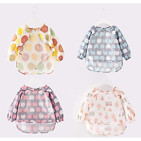 Áo Yếm Ăn Dặm Mastela cho Bé 0-2 tuổi , chất liệu vải cotton mềm mại và chống thấm tốt (Giao màu ngãu nhiên)