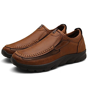 LCRTZKG Mens Casual Shoes Breathable Lefu Giày thể thao Thời trang Thoải mái Flat Bottom Handmade Vintage Casual Lefu Giày nam
