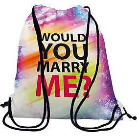 Túi Rút In Hình Would You Marry Me? BDCP011