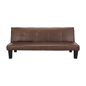 Mua Ghế sofa giường đa năng DAY DREAM khung gỗ  đệm bọc da PVC cao cấp màu nâu  tựa lưng ngả 3 cấp độ | Index Living Mall -  Phân phối độc quyền tại Việt Nam